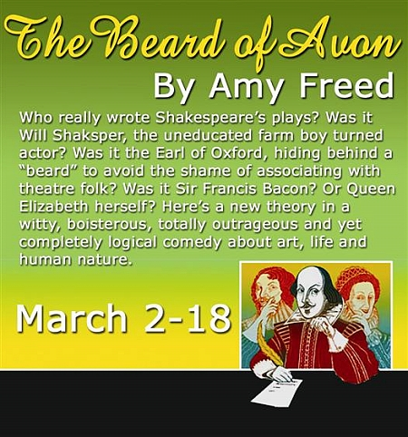 'THE BEARD OF AVON' at the Dayton Theatre Guild,