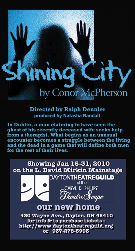 SHINING CITY by Conor McPherson at the Dayton Theatre Guild.