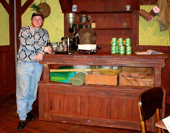 K.L. on the set