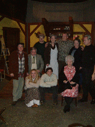 Cast of 'The Cripple of Inishmaan' with dirctor