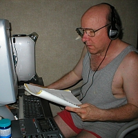 Mixing and engineering sound.