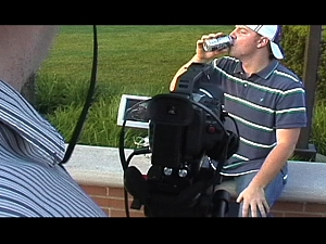 Dan Yohey on 'SPOOK UNIVERSITY SHOOT' summer 2006.