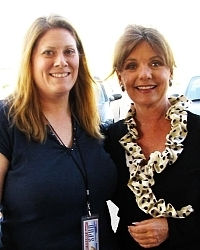 Beth McElhenny and Dawn Wells at Spudfest 2008.