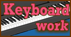 Keyboard work icon