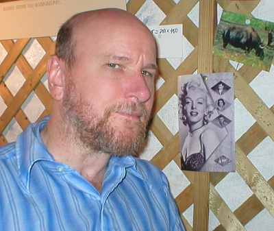 K.L. with a beard, Thursday evening, August 23, 2007