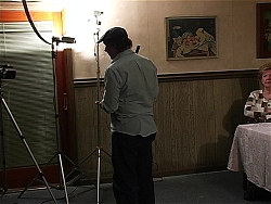 A production still from the Balboni's segemnt