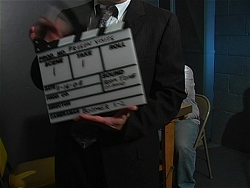 A production still from the Prison Visits segment