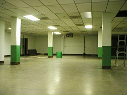 Open hall room