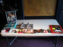 Movie promo display table