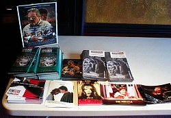 Movie promo display table